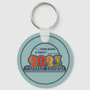 Llavero Keychain de la Escuela Pionera 2023