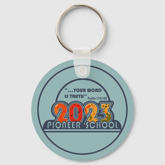 Llavero Keychain de la Escuela Pionera 2023 (Anverso)