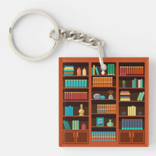 Llavero Keychain de la estantería del Lover del libro