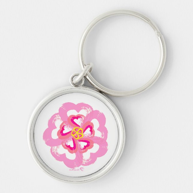 Llavero Keychain de la explosión del corazón (Frente)