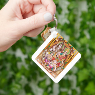 Llavero Keychain de la familia Shiva