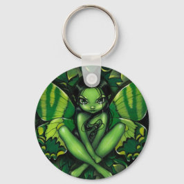 Llavero Keychain de la "Fantasía de la Mariposa Verde"