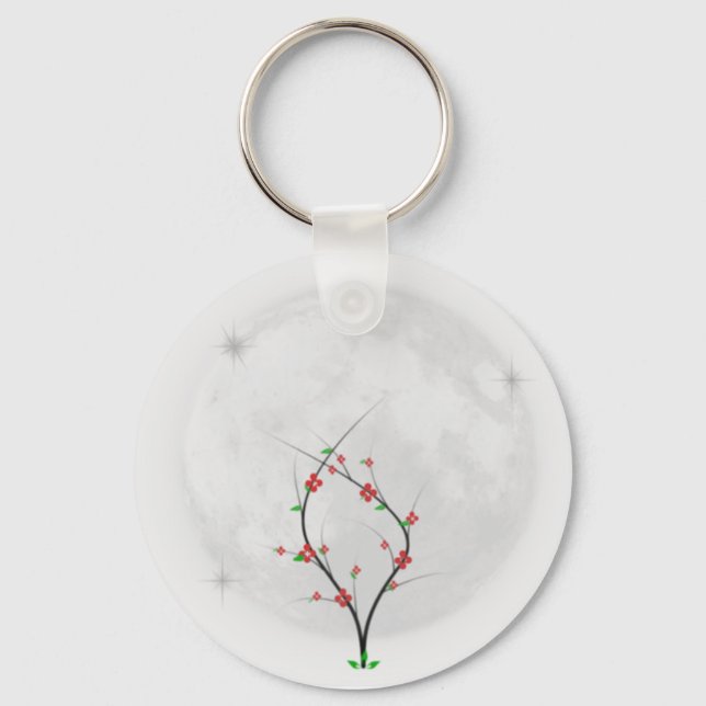 Llavero Keychain de la flor de la luna (Anverso)