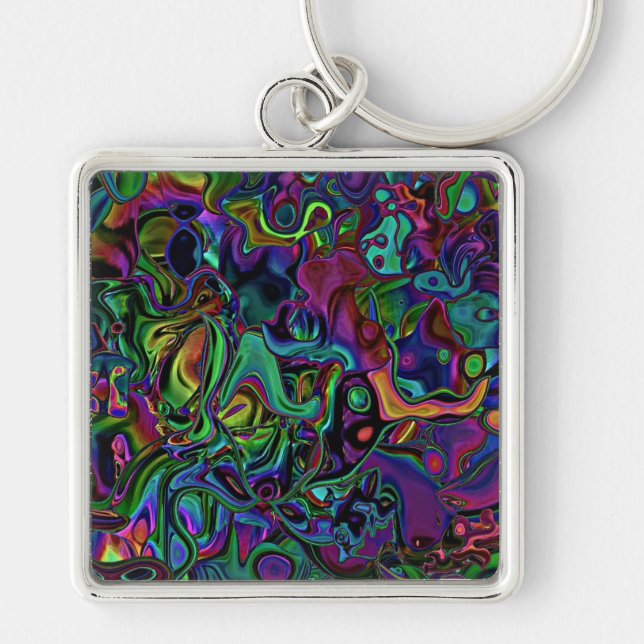 Llavero Keychain de la fusión del cerebro (Frente)