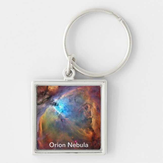 Llavero Keychain de la galaxia del espacio de la nebulosa  (Frente)