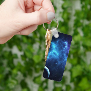 Llavero Keychain de la galaxia del planeta