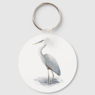 Llavero Keychain de la garza azul