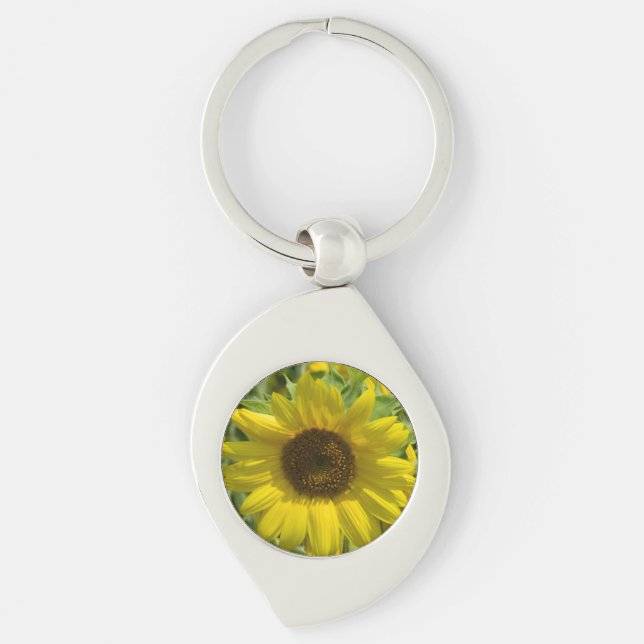 Llavero Keychain de la gloria del girasol (Anverso)
