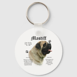 Llavero Keychain de la historia de Fawn Mastiff