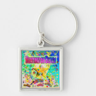 Llavero Keychain de la hora de Huntington Beach Epoch