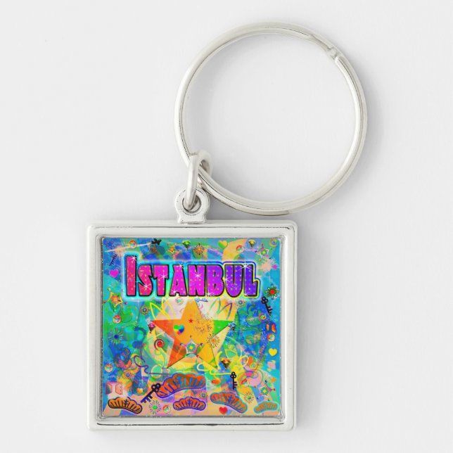 Llavero Keychain de la Hora de la Epoch de Estambul (Frente)