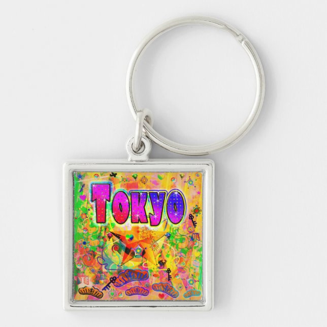 Llavero Keychain de la Hora de la Epoch de Tokio (Frente)