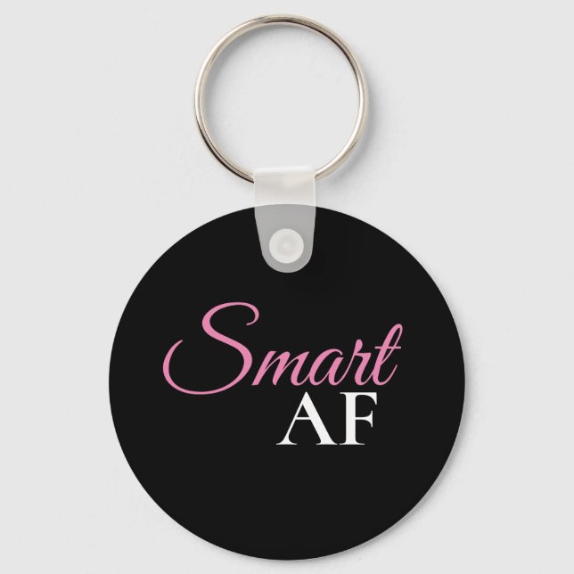 Llavero Keychain de la instrucción Smart AF Pink Expressio (Anverso)
