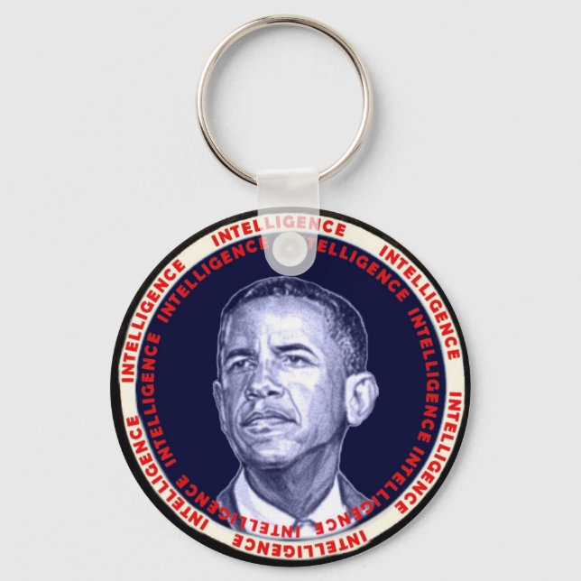 Llavero Keychain de la Inteligencia Obama (Anverso)