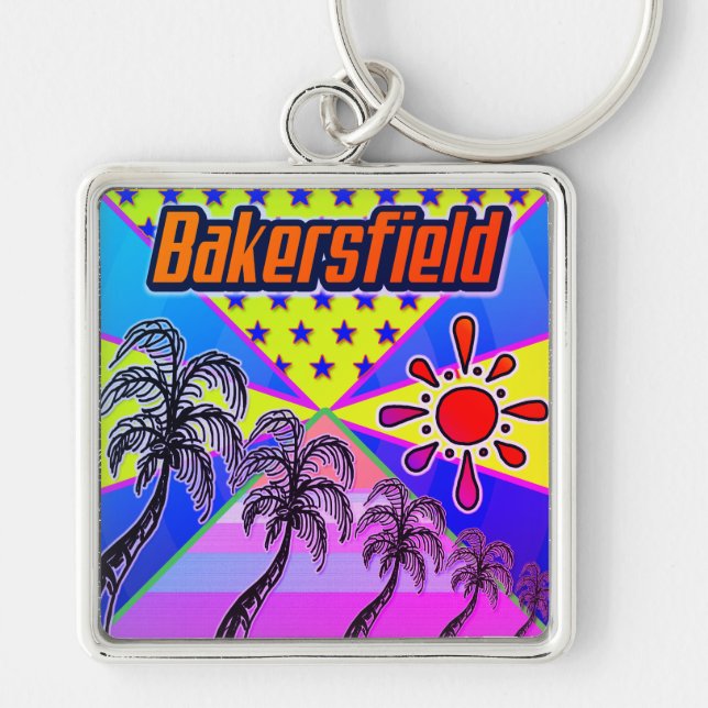 Llavero Keychain de la libertad de Bakersfield (Frente)