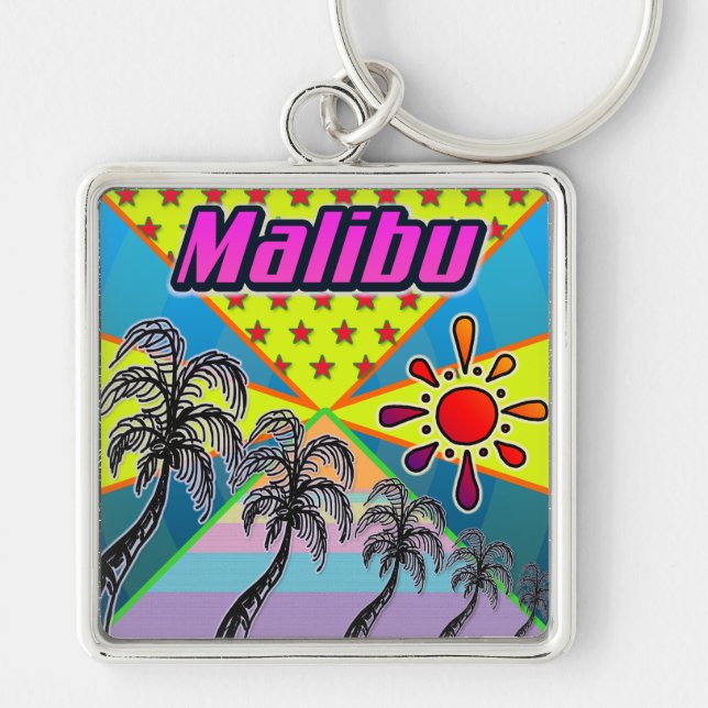 Llavero Keychain de la libertad de Malibu (Frente)