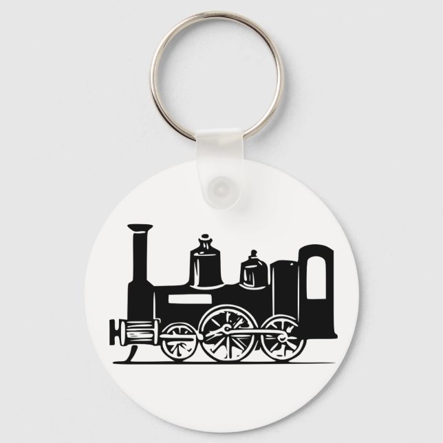 Llavero Keychain de la locomotora de vapor (Anverso)