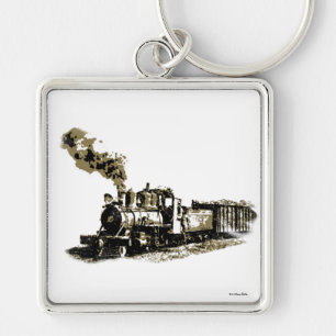 Llavero Keychain de la locomotora de vapor