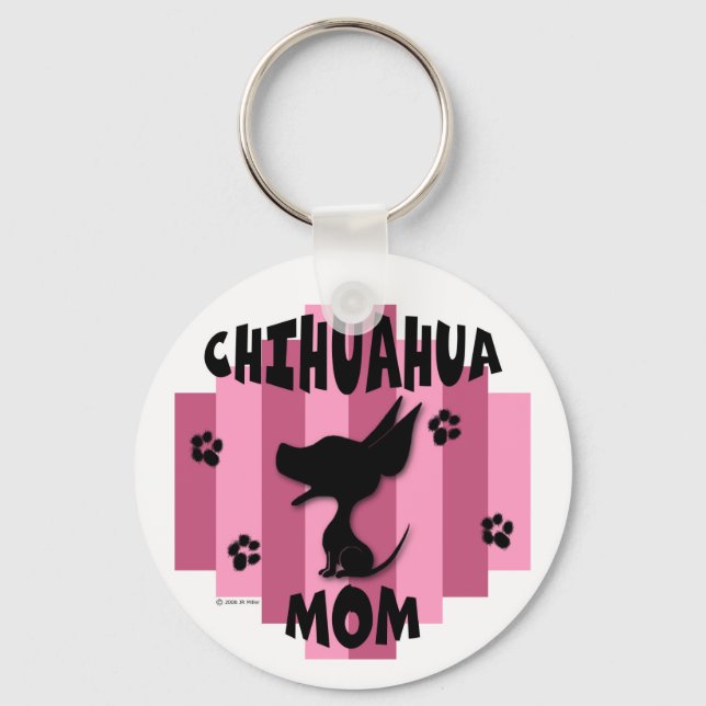 Llavero Keychain de la mamá de Chihuahua (Anverso)