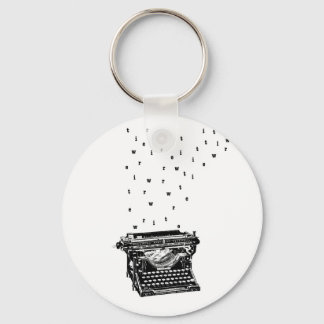 Llavero Keychain de la máquina de escribir