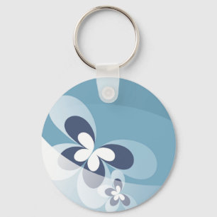 Llavero Keychain de la mariposa azul