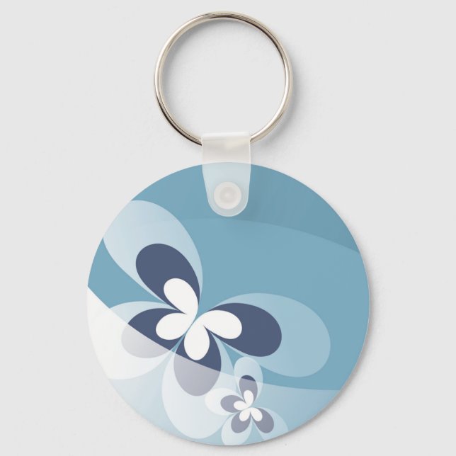 Llavero Keychain de la mariposa azul (Anverso)