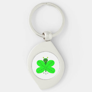 Llavero Keychain de la mariposa del Día de San Patricio