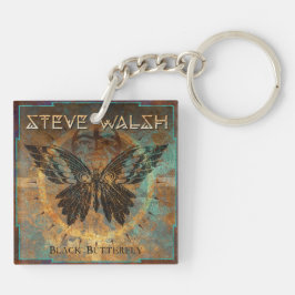 Llavero Keychain de la mariposa negra