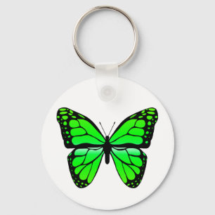 Llavero Keychain de la mariposa verde