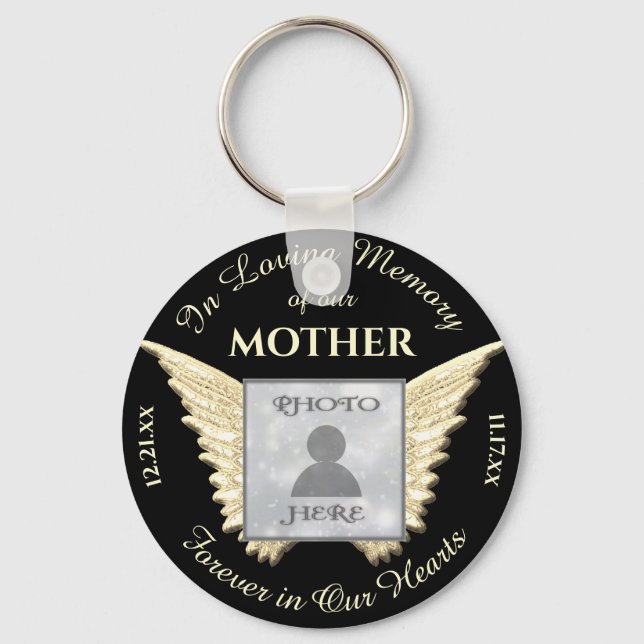 Llavero Keychain de la memoria de la madre (Anverso)