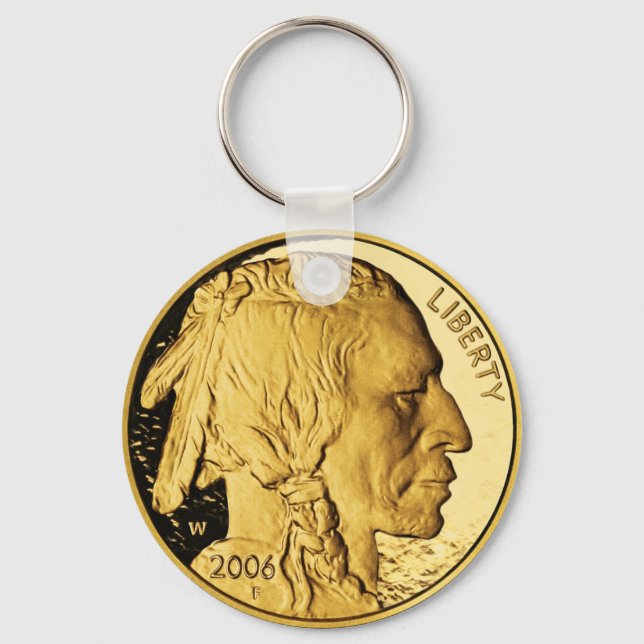 Llavero Keychain de la moneda de oro (Anverso)
