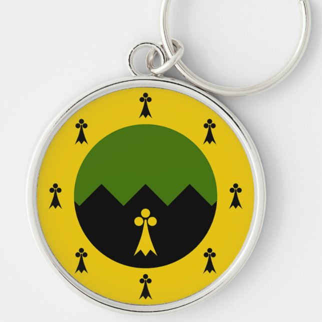 Llavero Keychain de la montaña de granito de SCA (Frente)