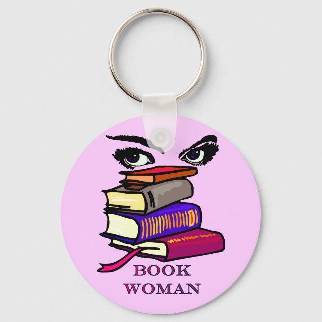 Llavero Keychain de la mujer del libro (Anverso)