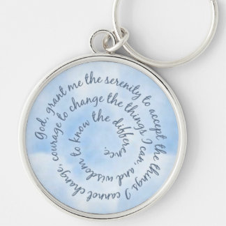 Llavero Keychain de la Oración de la Serenidad del Cielo