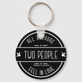Llavero Keychain de la pareja de Bodas sensoriales