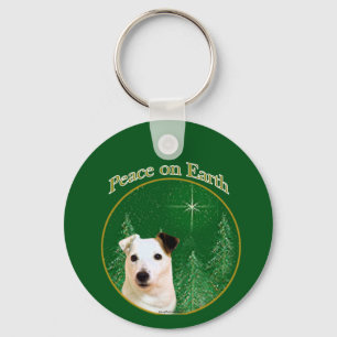 Llavero Keychain de la paz de Jack Russell Terrier