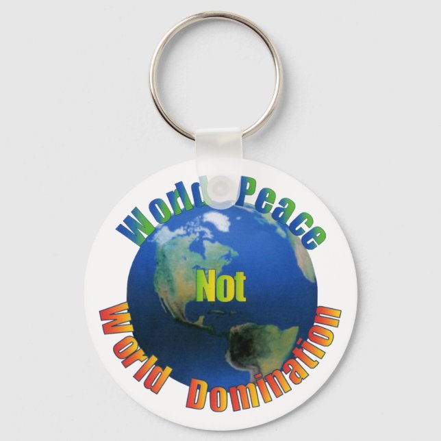 Llavero Keychain de la paz mundial (Anverso)