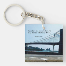 Llavero Keychain de la paz por las guerras