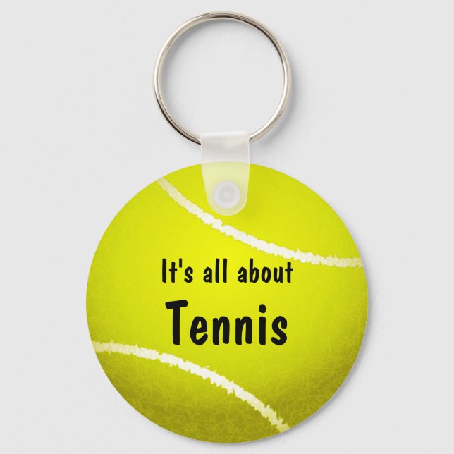 Llavero Keychain de la pelota de tenis (Anverso)