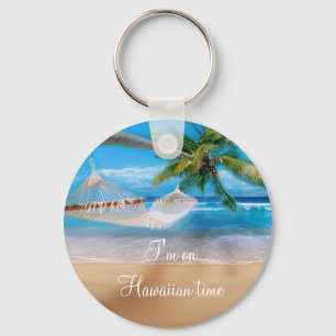 Llavero Keychain de la playa tropical