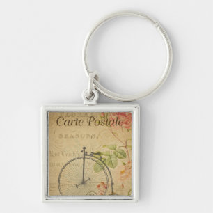 Llavero Keychain de la postal francesa
