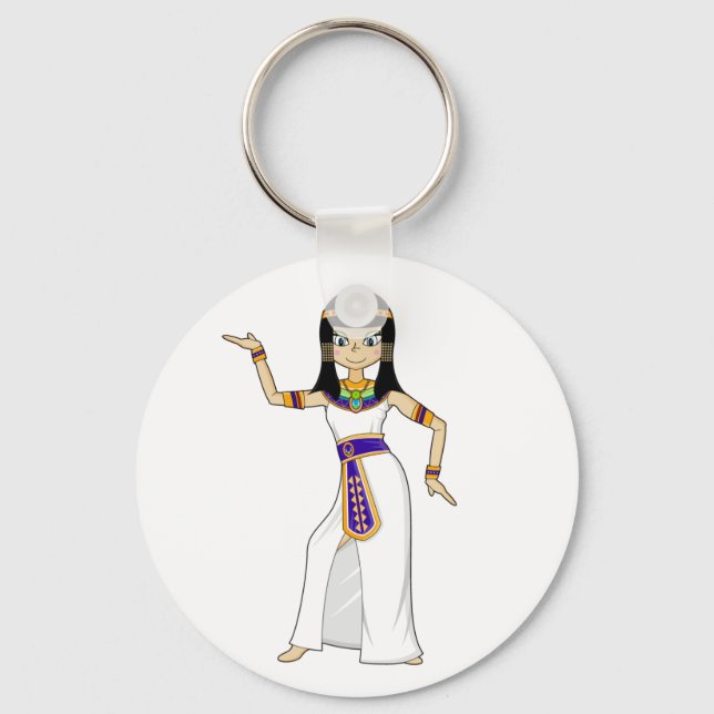 Llavero Keychain de la reina egipcia Cleopatra (Anverso)