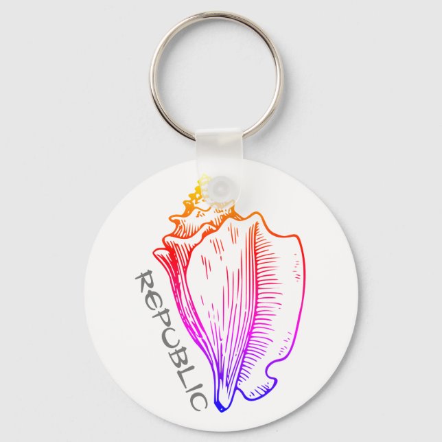 Llavero Keychain de la República de Conch (Anverso)