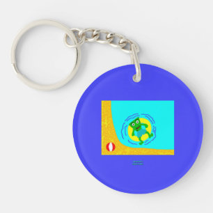 Llavero Keychain de la ronda de verano de FrankenCheese