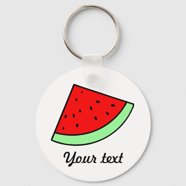 Llavero Keychain de la sandía del personalizable (LUZ) (Anverso)