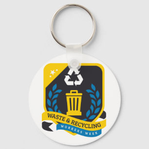Llavero Keychain de la Semana de los Trabajadores de Resid