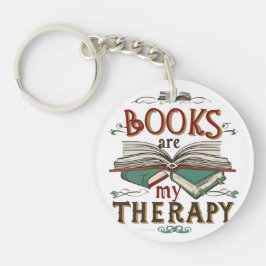 Llavero Keychain de la terapia del libro