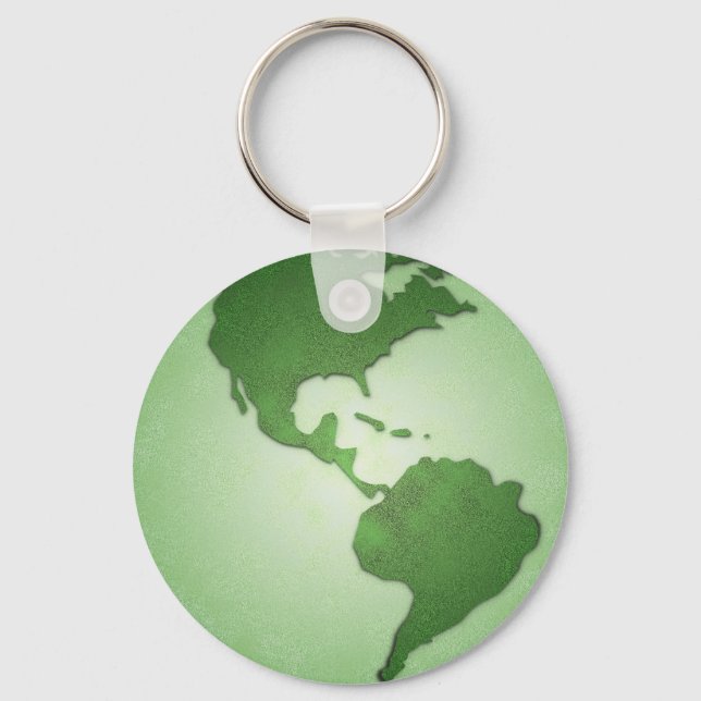 Llavero Keychain de la Tierra Verde (Anverso)