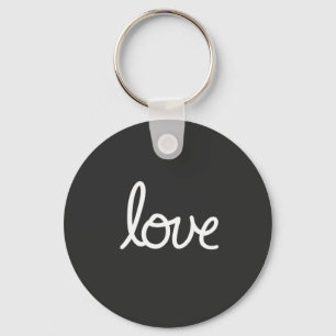 Llavero Keychain de la tipografía del amor