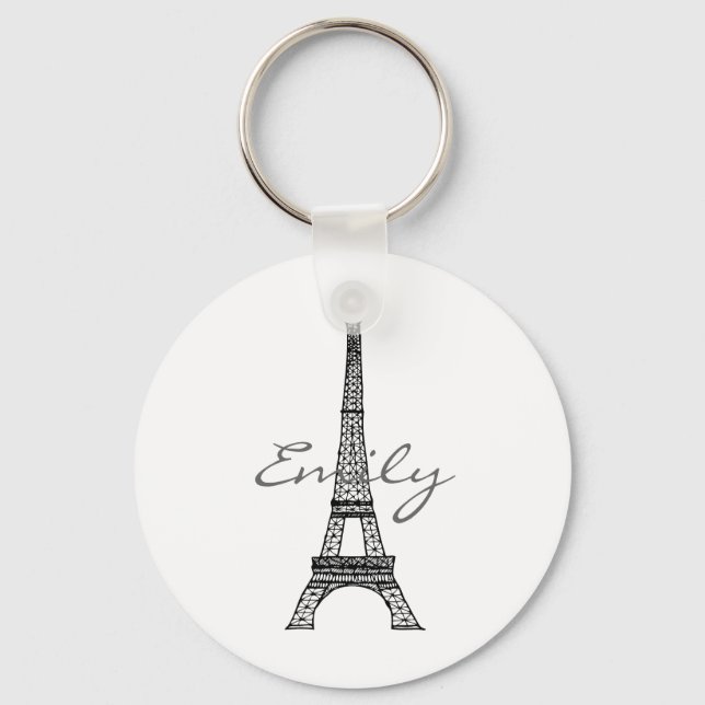 Llavero Keychain de la Torre Eiffel (Anverso)